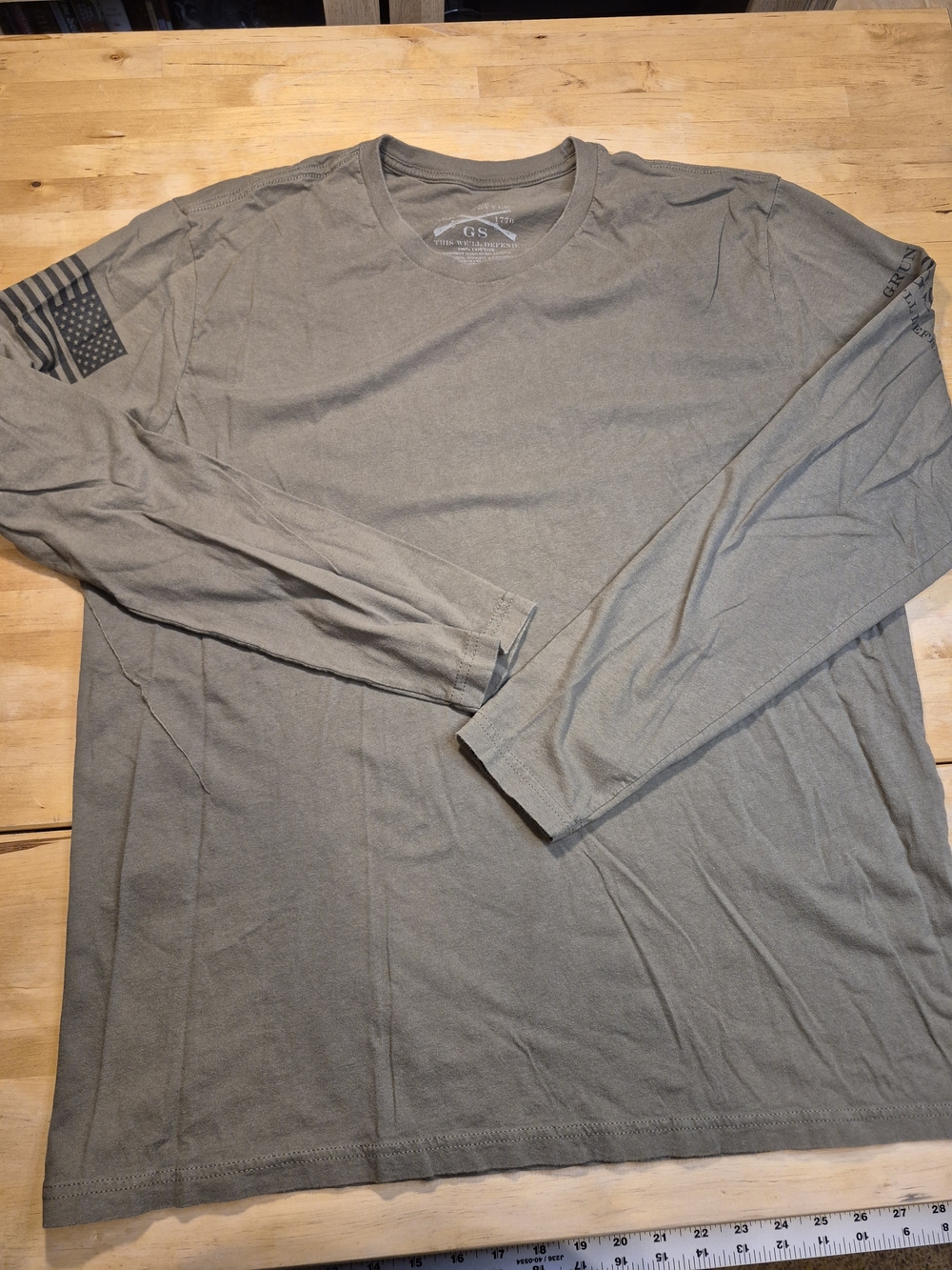 Grunt Style Long Sleeve Shirt in Olive